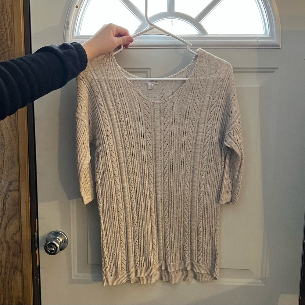 Tan thin sweater